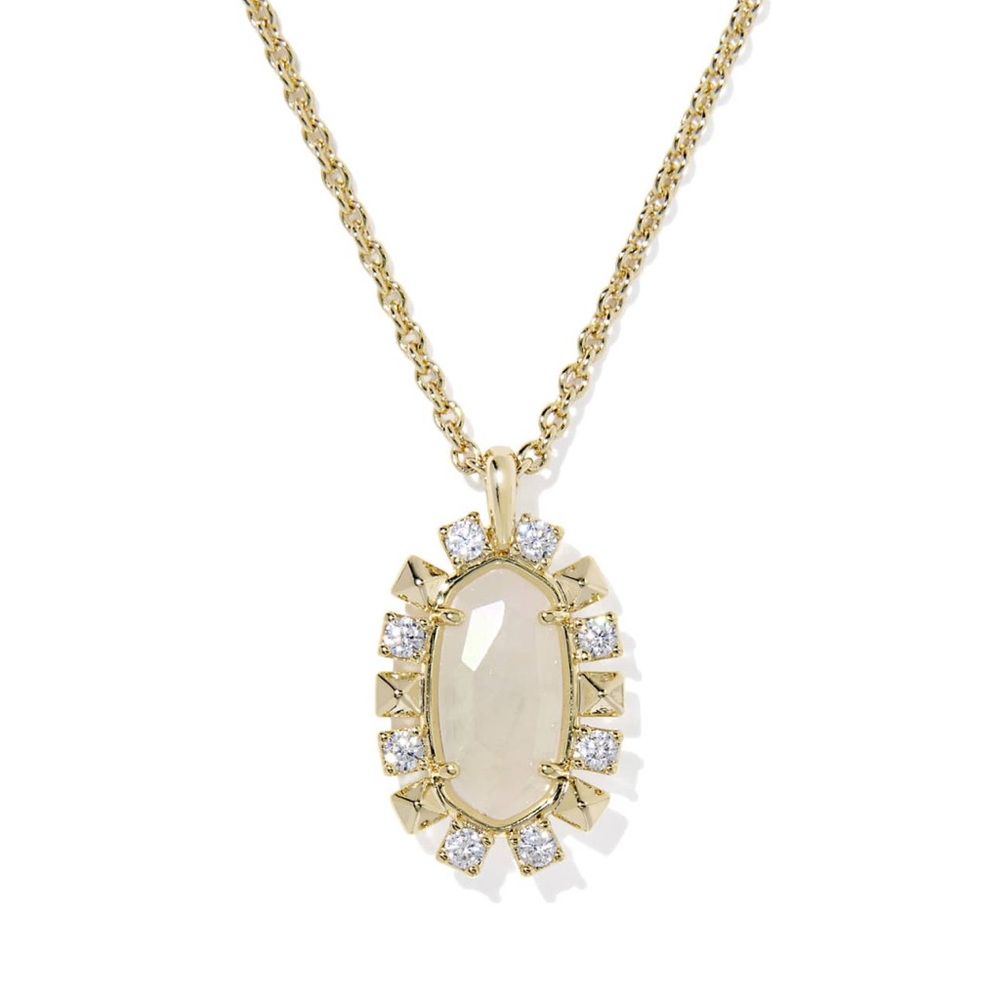 Kendra Scott Shanley Gold Short Pendant Necklace